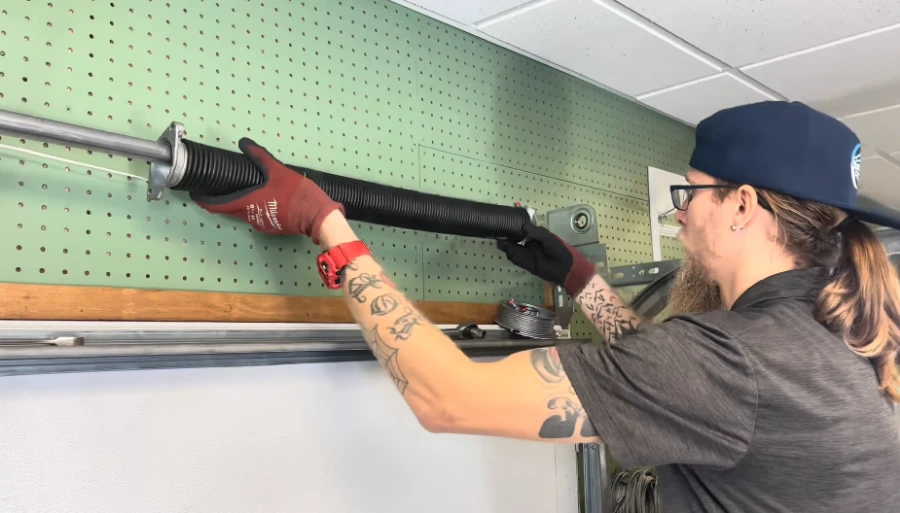 Garage Door Spring Replacement in Myrtle -                                      After