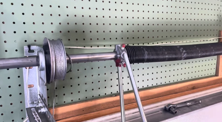 Garage Door Spring Replacement in Myrtle -                                      Before