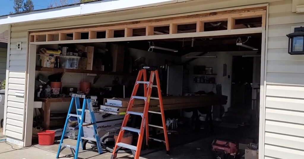 Residential Garage Door Replacement Myrtle Beach - Before